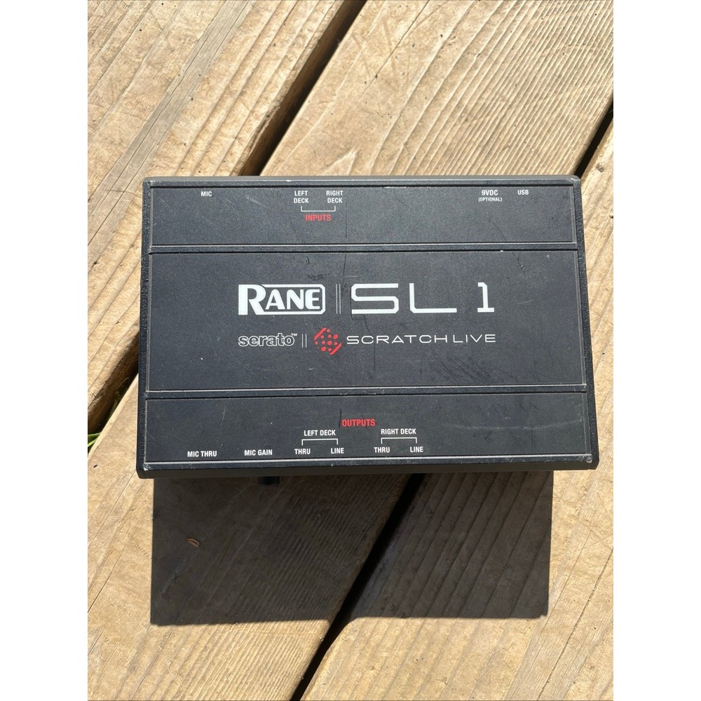 Rane Serato Scratch Live SL1 DJ Audio Interface No Charger Cable